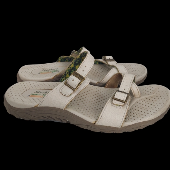 Skechers Outdoor Lifestyle Ivory Sandals Women's Size 7 - Picture 2 of 9